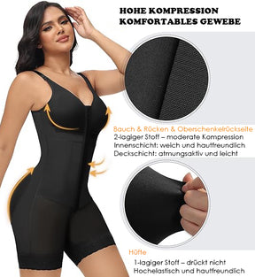 Damen Bauchkontrolle Fajas Colombianas Nach Operationen Ganzkörper Po-Lifter Body Shaper