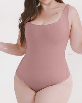 Damen Sexy Rücken Schnürung Nahtloser Bauchkontrolle Bodysuit(Vorverkauf)