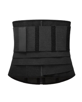 Abnehmbarer Riemen Reißverschluss Sport Taillentrainer Shapewear Wickel Gürtel