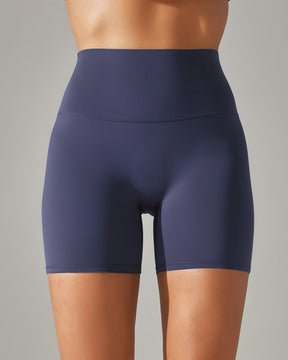 Enge Stretch Yoga Shorts mit Hoher Taille