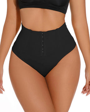 Hoher Taille Nahtlose Einreihige Shaping Tanga Bauchweg Shapewear Höschen