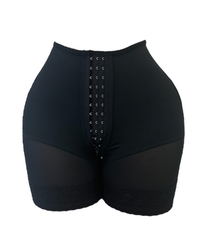 Damen Niedrige Taille Unsichtbare BBL Shapewear Shorts Bauchweg Faja Short