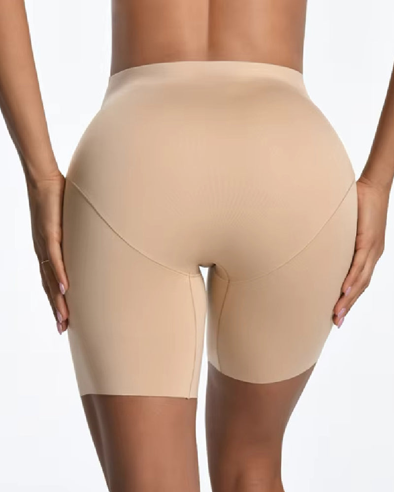 Nahtlose Elastische Bauchweg Miederhose Rutschfest Verdickte Shapewear Shorts