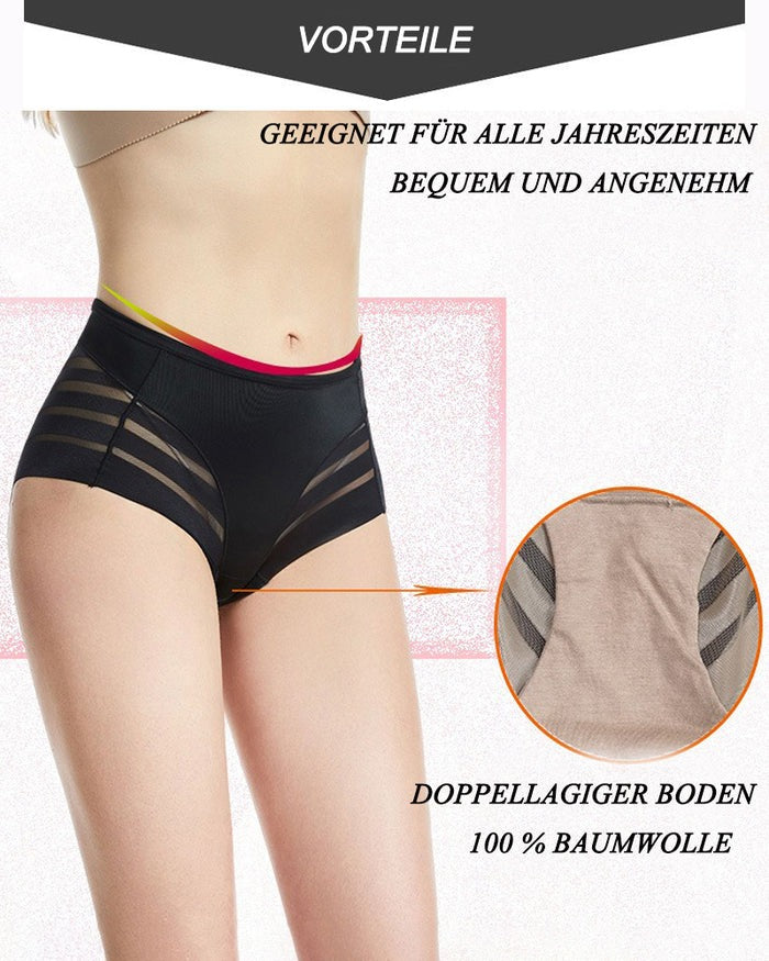 Spitzenstreifen Unbemerkt Hohe Taille Slip Unterhosen