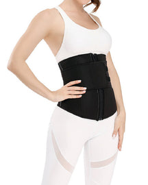 Frauen 9 Knochen Fettverbrenner Taillentrainer Rückenstütze Workout Schweiß Shapewear Gürtel