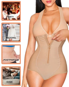 Damen Bauchkontrolle Schlanke Glatte Shapewear Höschen Hoher Taille Hüftformer Miederslip