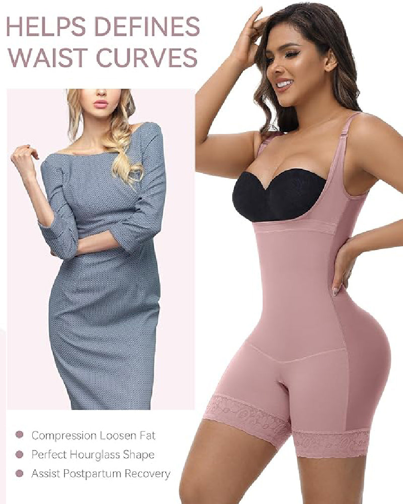 Shapshe® Bauchkontrolle offene Brust Po-Lifter-Bodys Shapewear