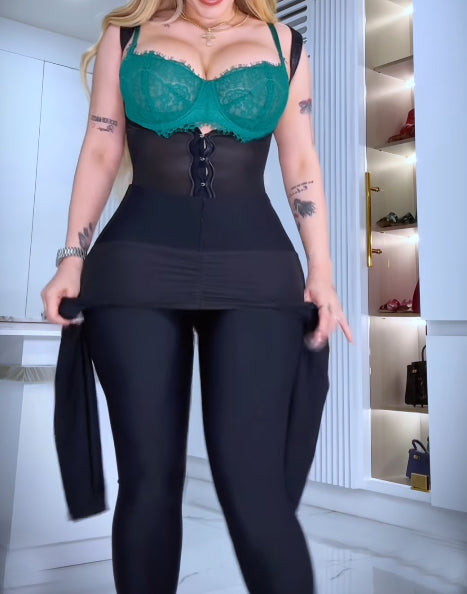 Shapshe® Nahtloser Ganzkörper Body Hohe Kompression Butterweich Eingebaute Netzhaken Shapewear