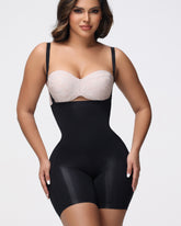 Nahtlose Hoher Taille Shapewear Shorts Mit Abnehmbarem Träger