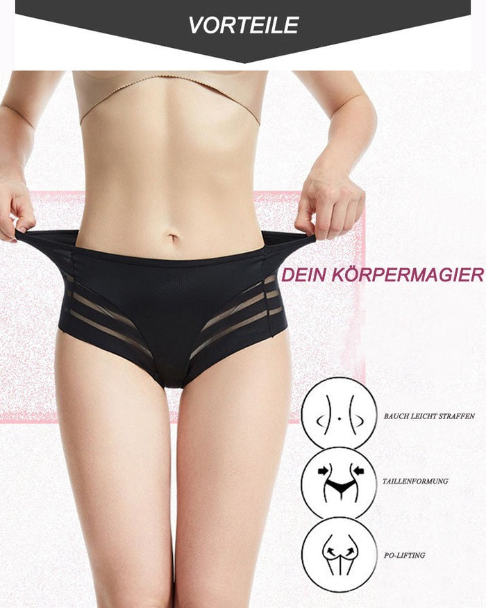 Spitzenstreifen Unbemerkt Hohe Taille Slip Unterhosen