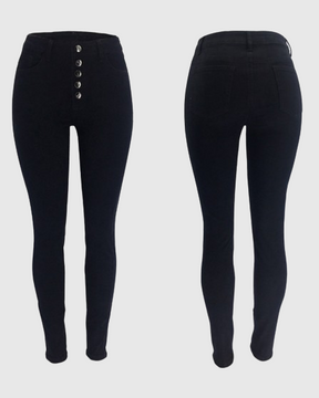 Po-Lifting-Skinny-Jeans mit Hoher Taille für Damen