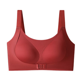 Damen Nahtlose Breite Träger Bügelloses Tube Top Minimizer Vorderverschluss BH