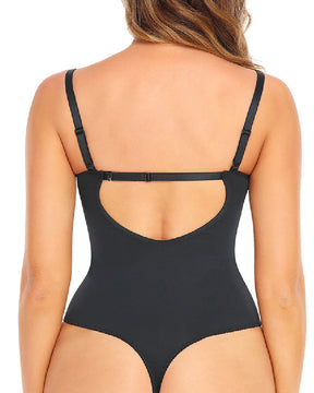 Damen Sexy Spitzen Bodysuit Bauchkontrolle Strumpfhaltern Shapewear Mit Push-up-BH