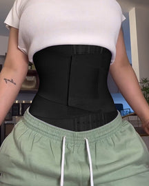 Damen Doppelkompressions Bauchwickel Schweiß Sauna Taillentrainer Waist Trainer