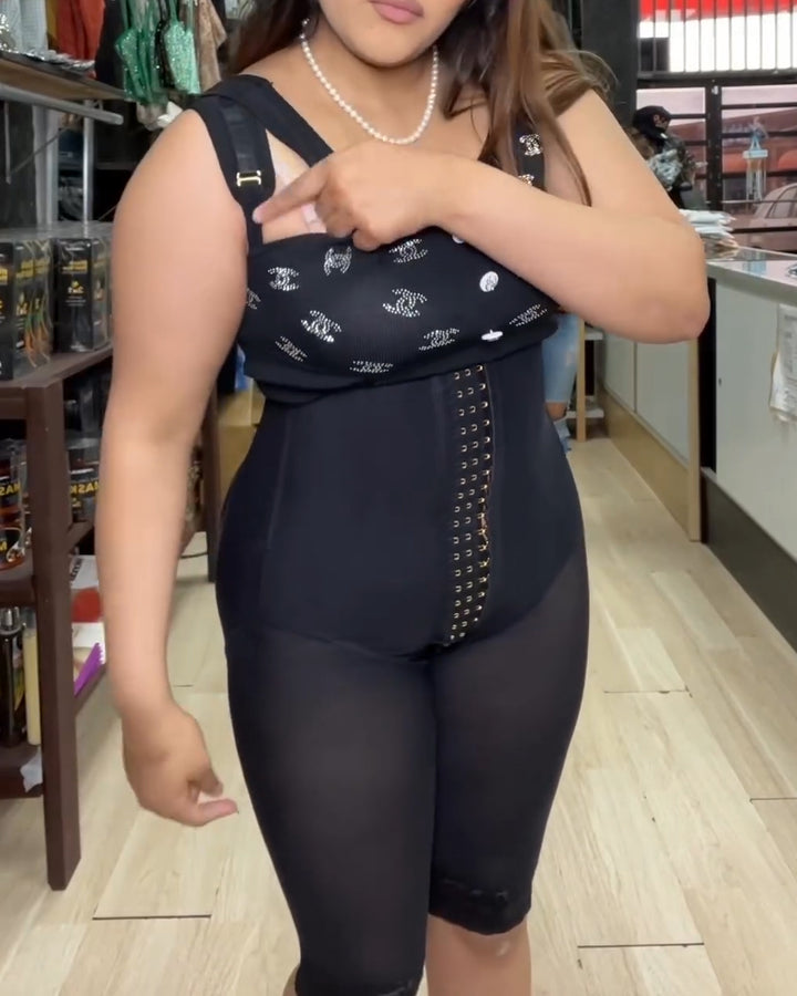 Shapshe® Damen Bauchweg Netz Oberschenkel Former Fajas Stäbchen Nach Operation Shapewear