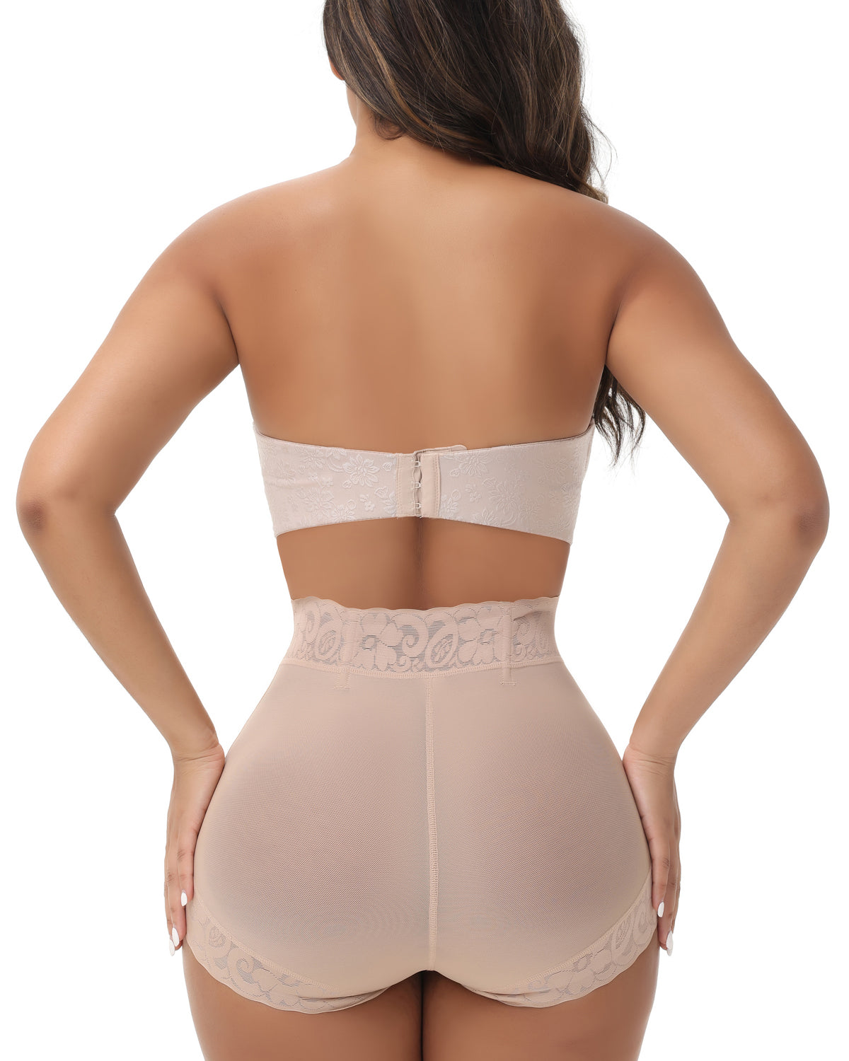 Nahtloser Mittlerer Taille Miederhosen Po-Lift Shapewear Unterwäsche