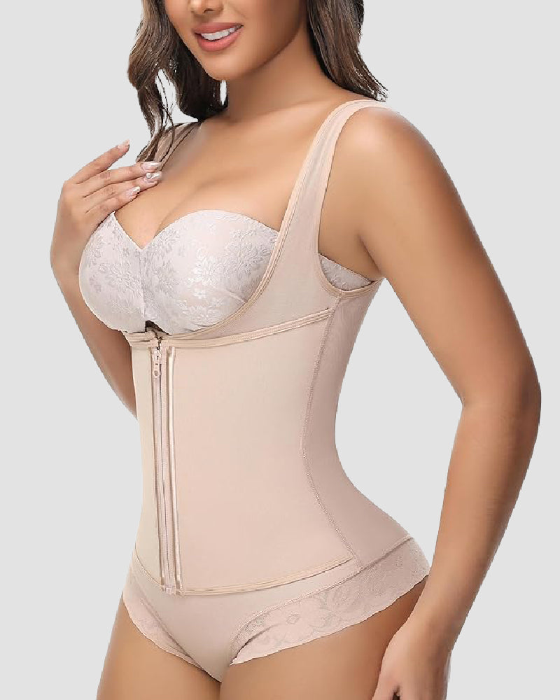 Shapshe® Fajas Colombianas Bauchweg Taille Trainer Offene Brust Shapewear