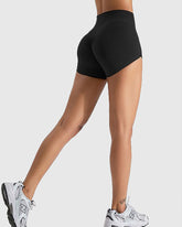 Nahtlose Hüfthebende Sport Yoga Shorts