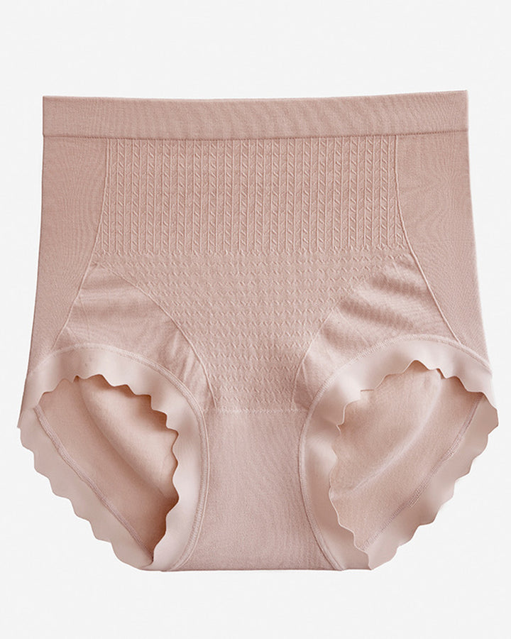 Damen hoher Taille Antibakteriell im Schritt Slips Stretch Vollständiger Abdeckung Unterwäsche