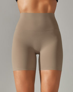 Enge Stretch Yoga Shorts mit Hoher Taille