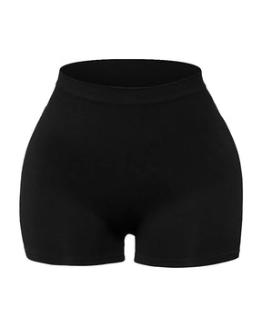 Damen Sommer Elastische Hohe Taille Yoga Shorts Weiche Enge Fitness Leggings Shorts