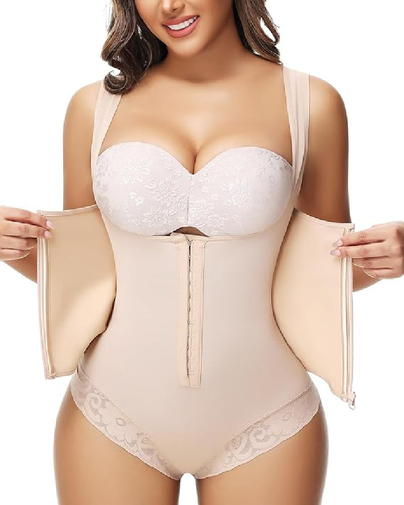 2 in 1 Korsett Shapewear Bauchweg Offene Brust Fajas Colombianas