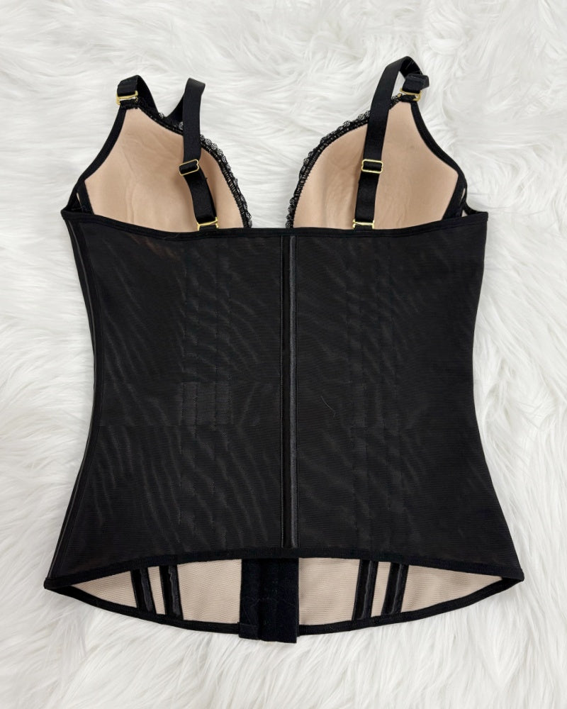 Shapshe® Fajas Colombianas Liebe Muster Korsett Top Bauchstraffung Taille Trainer