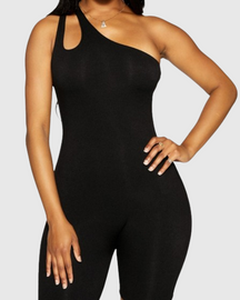 Sexy Bodysuit Eine Schulter Schlanke Hüfte Heben Sport