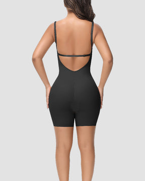 Damen Bauchweg Korsett Shapewear Stäbchen Mesh Niedriger Rücken U Design Bodysuit (Vorverkauf)