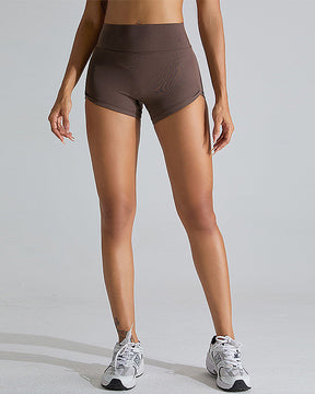 Nahtlose Hüfthebende Sport Yoga Shorts