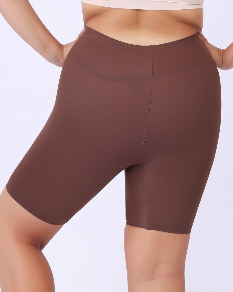 Nahtlose Shaping Shorts mit Mittlerer Leibhöhe Bauchkontrolle und Hüftlift