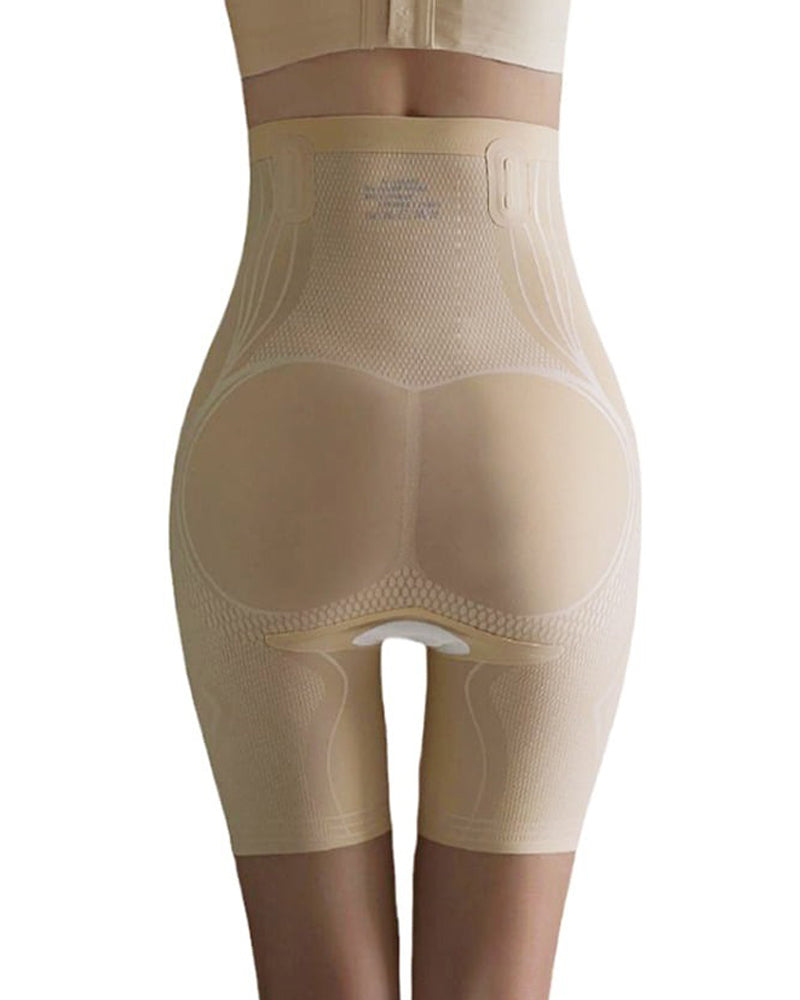 Flüssige Spurlose Hohe Taille Shaping Shorts Elastische Bauchweg Shapewear Unterhose