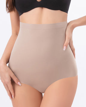 Nahtlose Hohe Taille Shapewear Slip Bauchkontrolle Postpartale Formende Unterwäsche