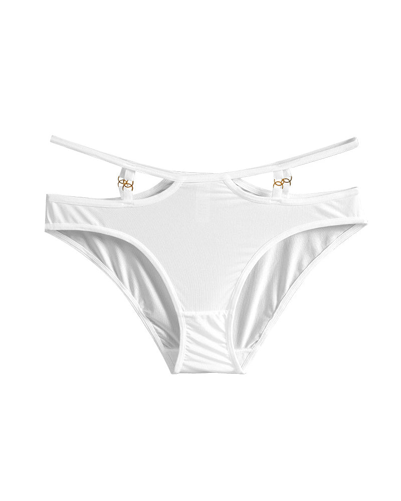 Damen Sexy Riemchen Slips Hohl Nahtlose Niedrige Taille Unsichtbare Unterwäsche