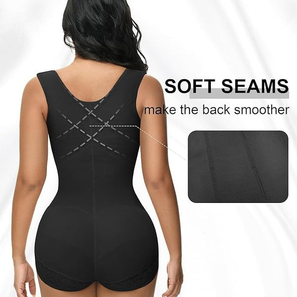 Shapshe® Leopard High Compression Fajas Colombianas Offene Brust Bauchkontrolle Body Shaper (Vorverkauf)