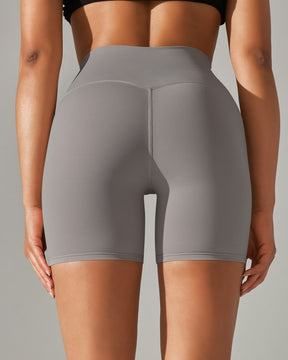 Enge Stretch Yoga Shorts mit Hoher Taille