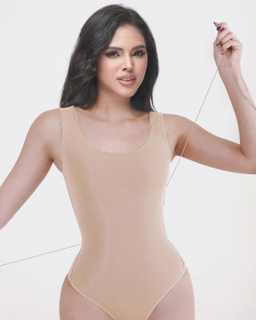 Damen Sexy Rücken Schnürung Nahtloser Bauchkontrolle Bodysuit(Vorverkauf)