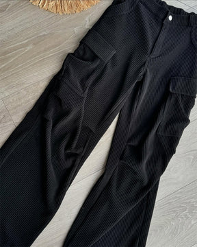 Einfarbige Lässige Lockere und Gerade Cordhose für Damen