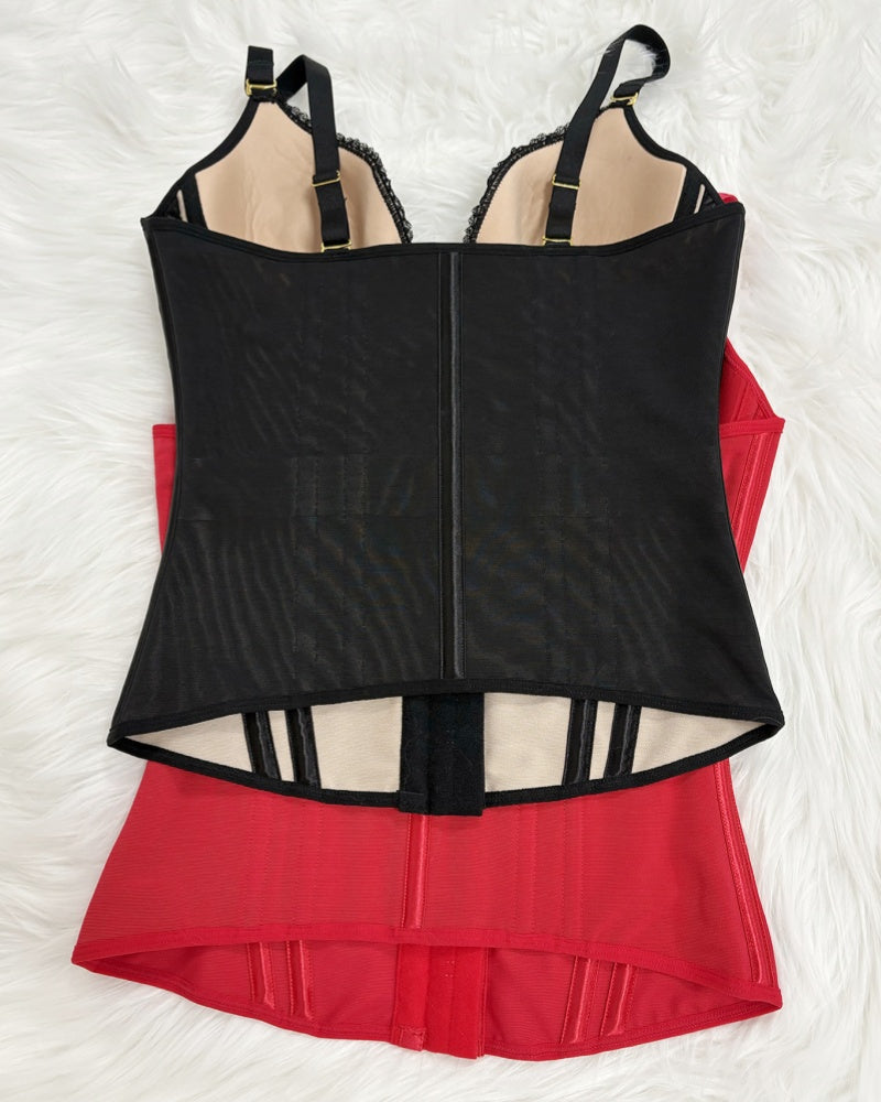 Shapshe® Fajas Colombianas Liebe Muster Korsett Top Bauchstraffung Taille Trainer