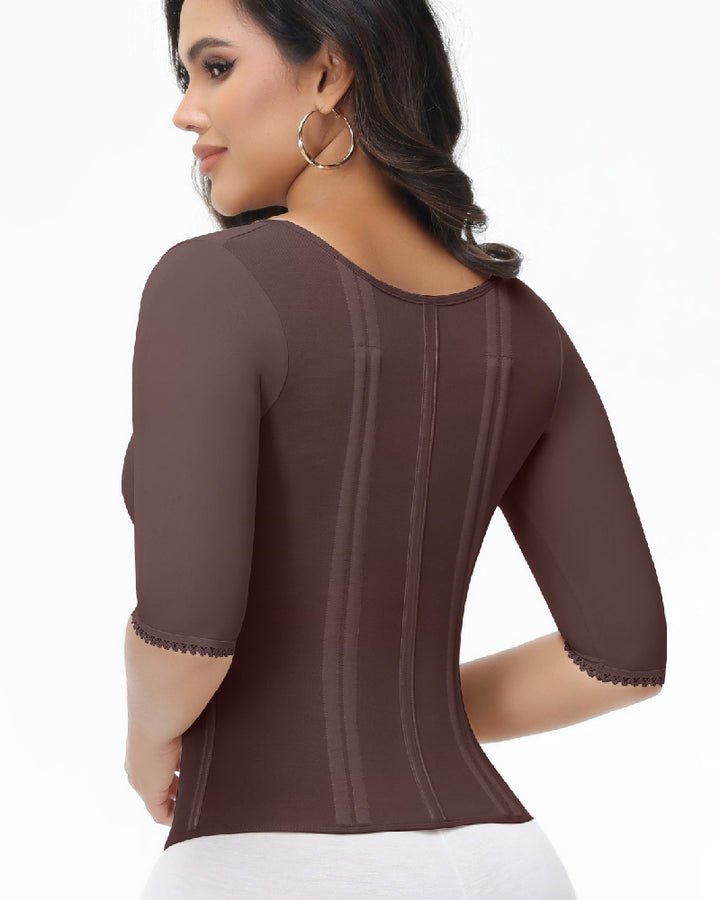 Shapshe® Fajas Colombianas V Ausschnitt Korsett Shapewear Top