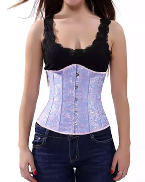 Vintage Schnürung Unterbrust Korsett Bauchweg Schnürung Trägerlos Große Größen Bustier