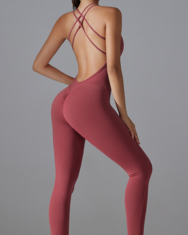 Hüfthebender Schnelltrocknender Enger Cross Body Fitness Overall