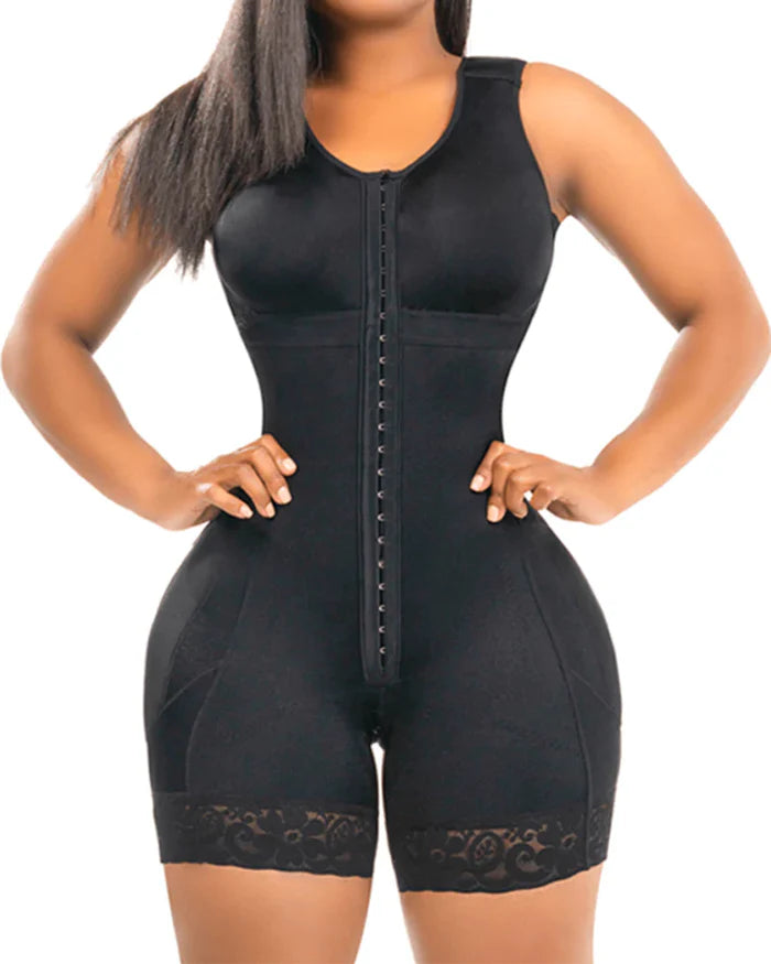 Kompressions Doppel Ganzkörper Faja der Stufe 2 mit BH Shapewear