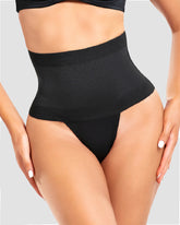 Damen Taillenformung Figurformende Unterwäsche Bauchweg Hohe Taille Shapewear Tanga