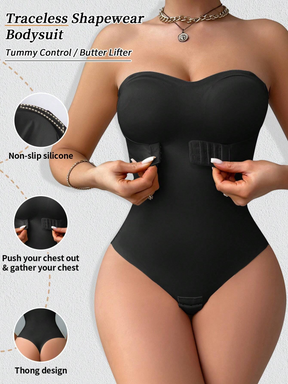 Nahtlose Hoher Taille Bauchkontrolle Rutschfeste Hüfthebende Shapewear Rock