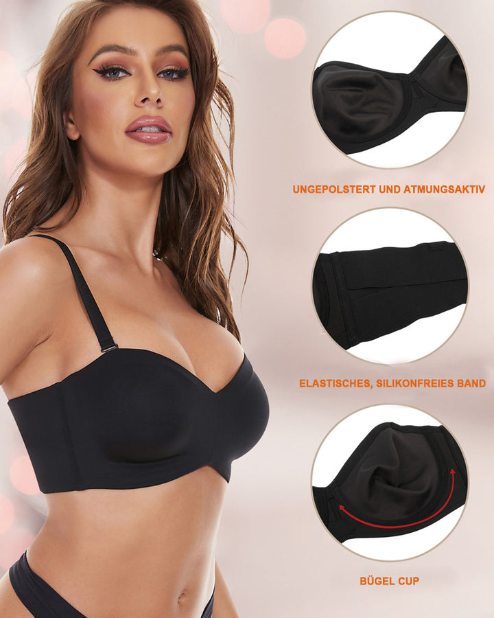 Unsichtbarer Bequemer Push Up BH