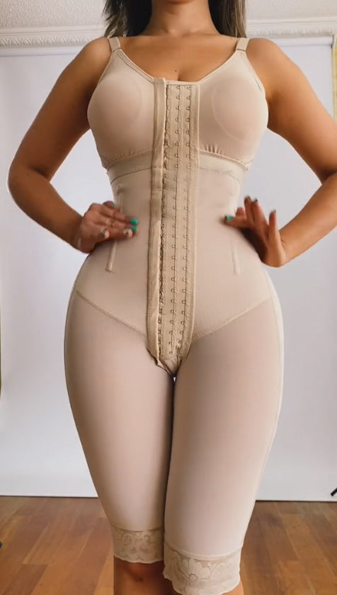 Fajas Colombianas Für Damen Stark Formend Flacher Bauch Mittlere Beine BBL Shapewear (Vorverkauf)