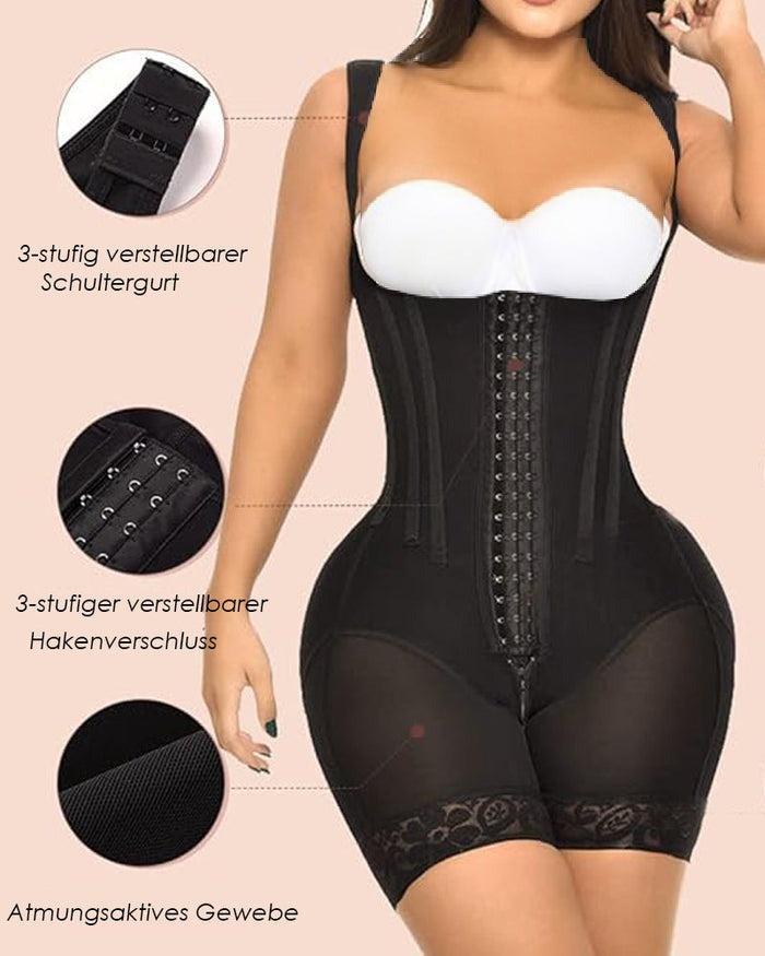 Bauchkontrolle Fajas Colombianas Ganzkörperformer Po-Lifter Oberschenkel schlankere Shapewear