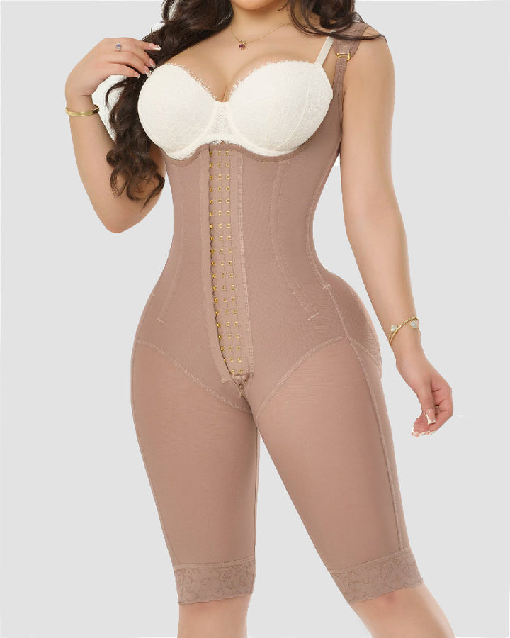 Shapshe® Damen Bauchweg Netz Oberschenkel Former Fajas Stäbchen Nach Operation Shapewear