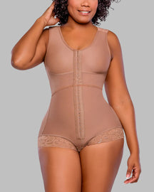 Butt Lifting Shapewear Bodysuit Haken & Öse Bauch Kontrolle Abnehmen Body Shaper